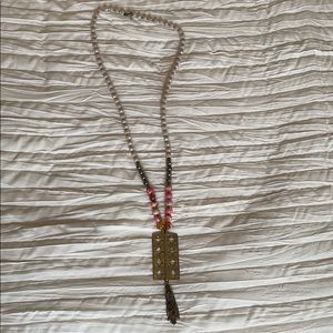 Stunning Fabulina Gold and Beaded Necklace